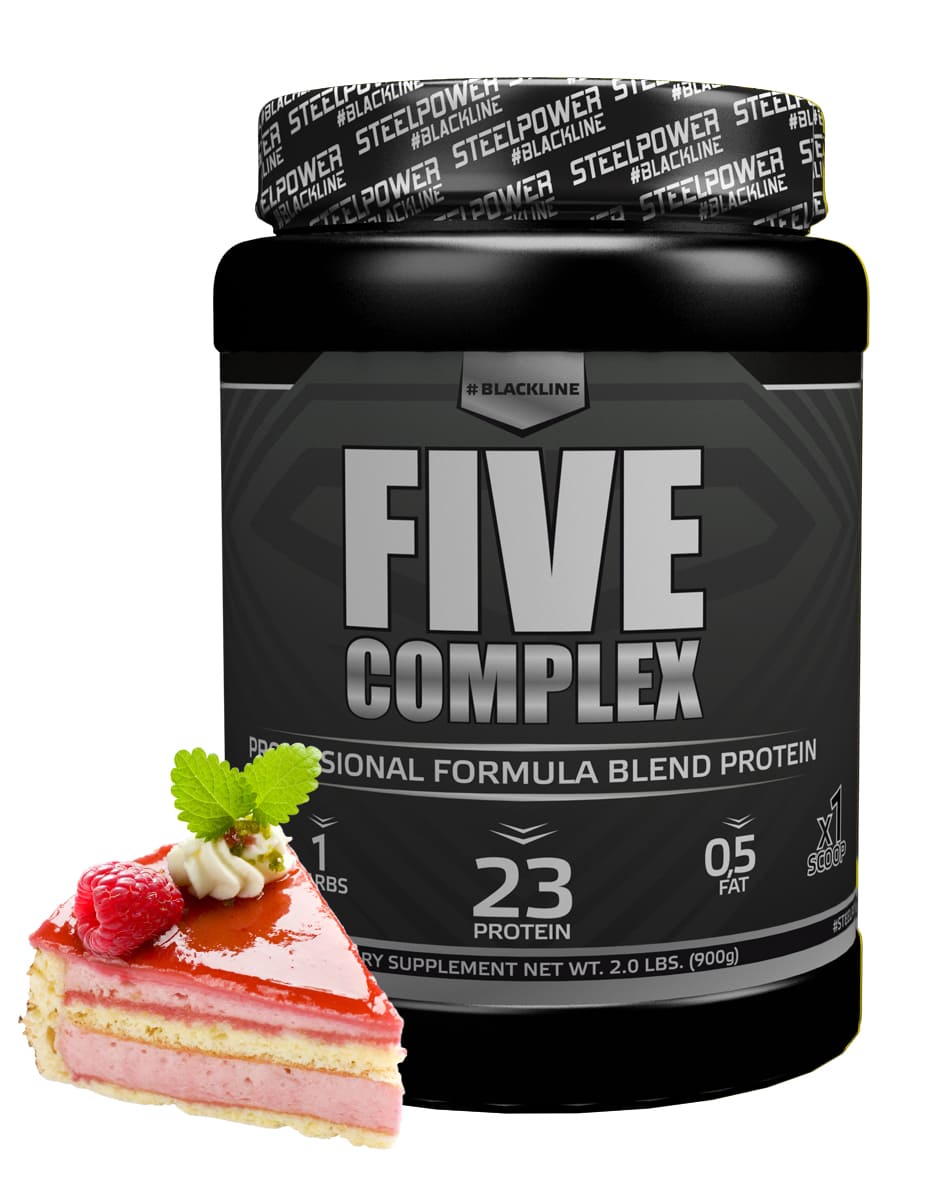 фото SteelPower Nutrition / Пятикомпонентный протеин Five Complex, 900 г, Праздничный торт