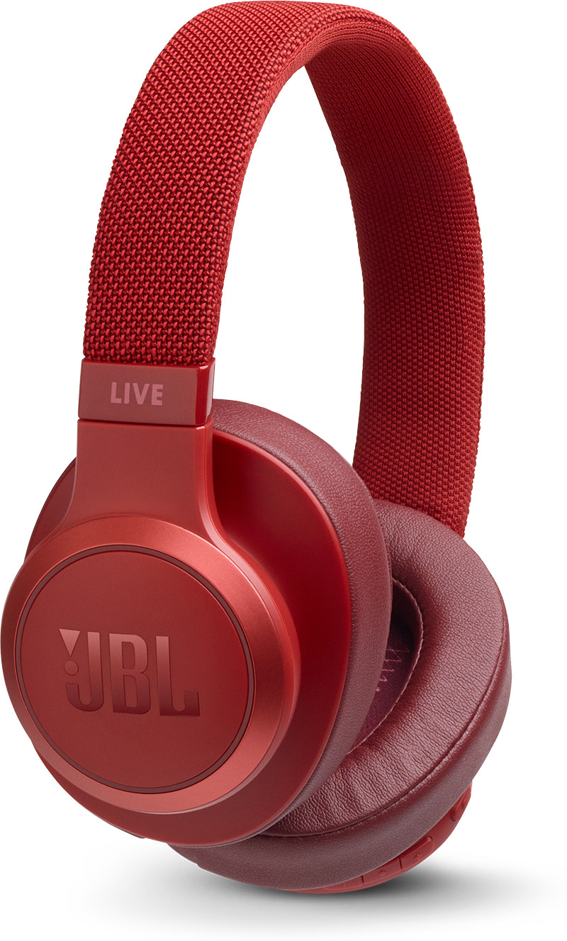 фото Беспроводные наушники JBL Live 500BT, красный