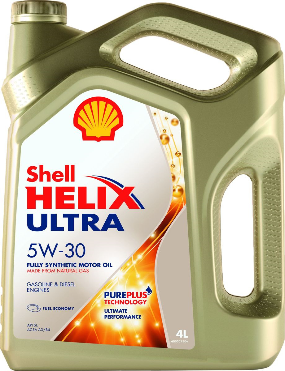 фото Моторное масло Shell Helix Ultra, синтетическое, 5W-30, 4 л