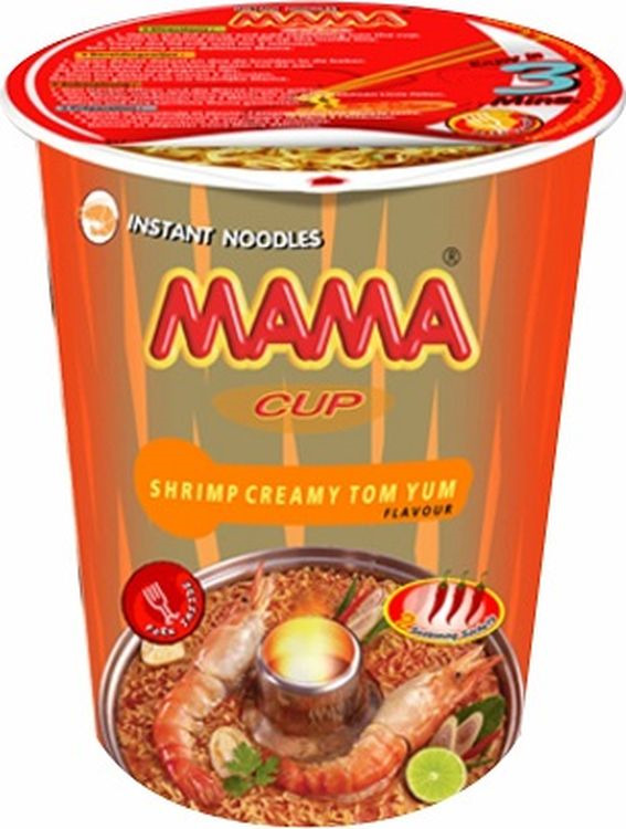 Характеристики Лапша быстрого приготовления МАМА, со вкусом Кремовый ...