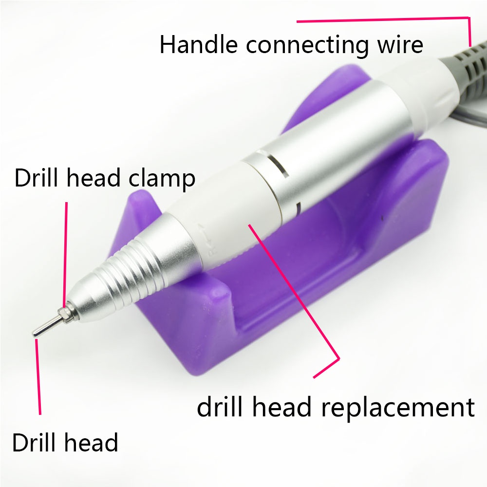 фото Аппарат для маникюра и педикюра Nail Drill 601W, белый