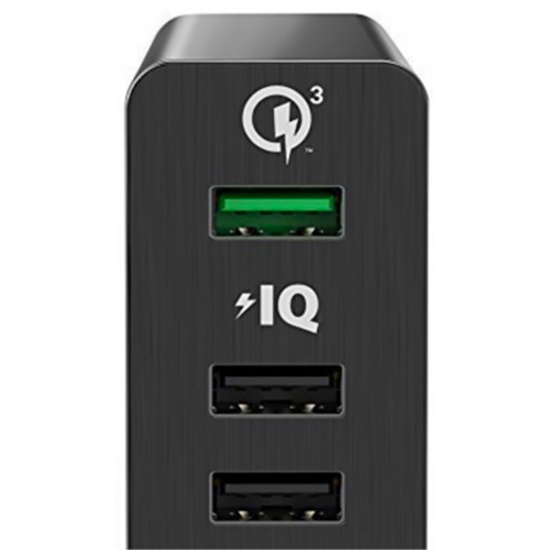 фото сетевое зарядное устройство Anker Powerport+ 6, 60W, Quick Charge 3.0, IQ, A2063L11. Черный