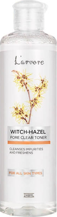 фото Тонер для лица L'Arvore Witch-Hazel Pore Clear Toner, с экстрактом гамамелиса, для сужения пор, 248 мл