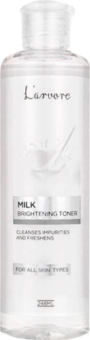 фото Тонер для лица L'Arvore Milk Brightening Toner, питательный, с молочными протеинами, 248 мл