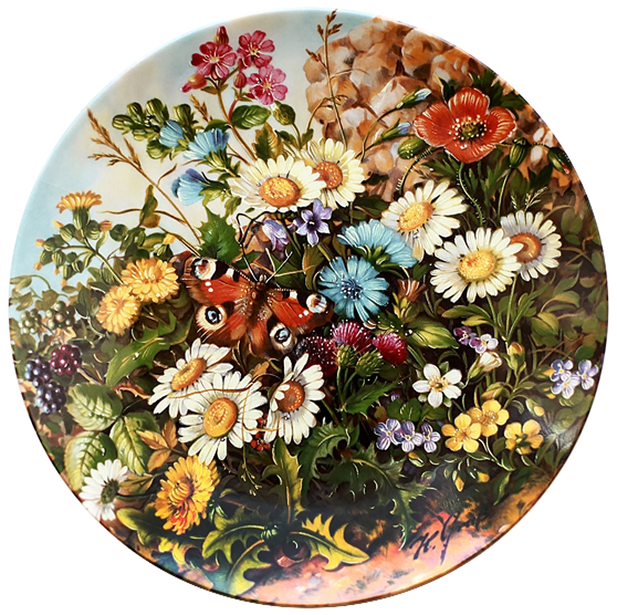 Декоративная тарелка Furstenberg Ганс Граб 