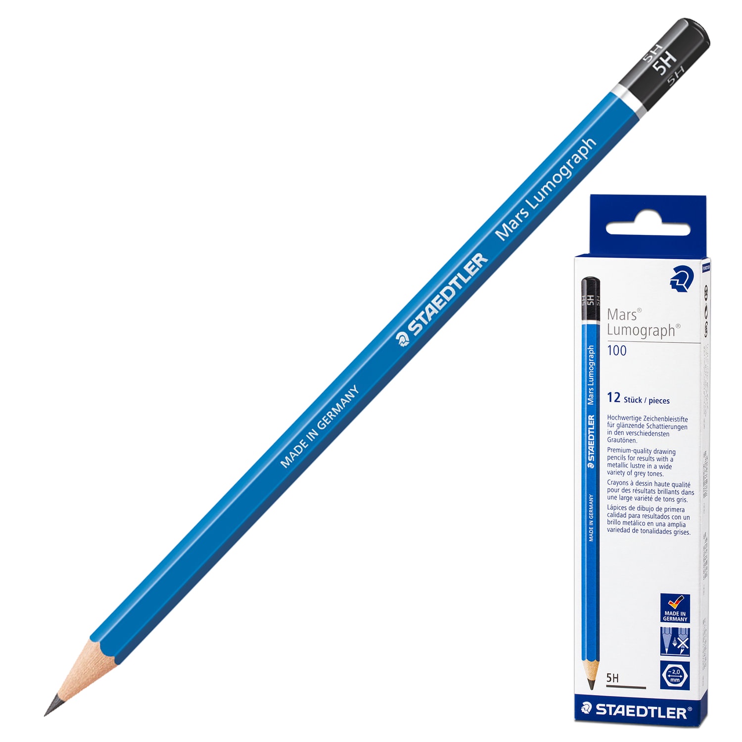 Набор карандашей STAEDTLER Mars Lumograph 5H Набор карандашей STAEDTLER Mars Lumograph 5H