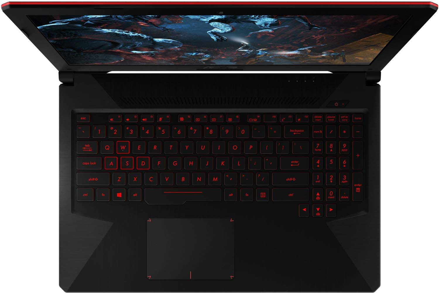 фото Игровой ноутбук ASUS TUF Gaming FX504GM, 90NR00Q3-M09510, 15.6", серый металлик