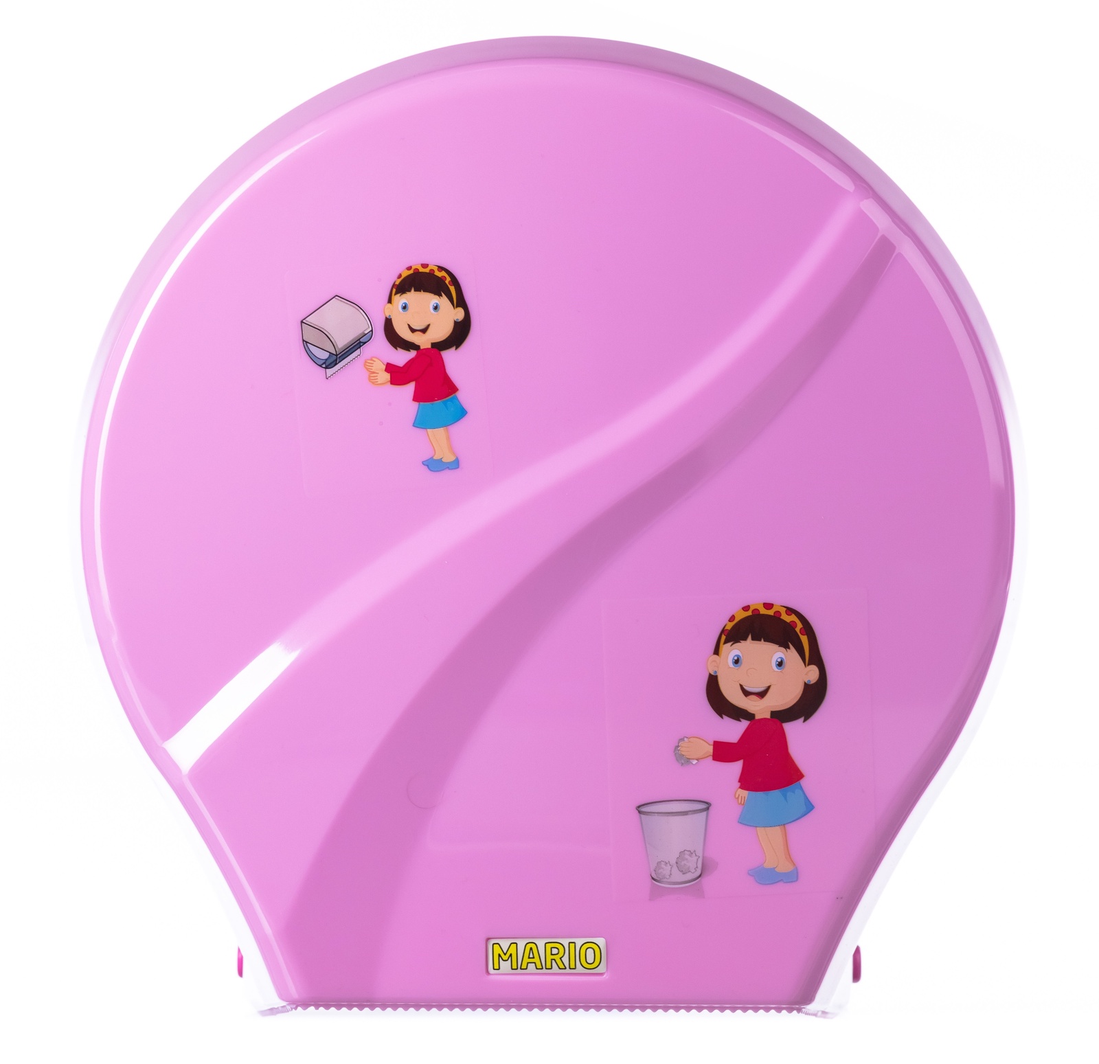 фото Держатель для туалетной бумаги Mario 8165, розовый, сиреневый
