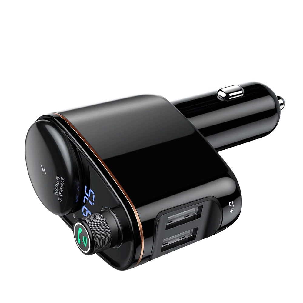 фото Автомобильное зарядное устройство Baseus Locomotive Bluetooth MP3 Vehicle Charger, черный