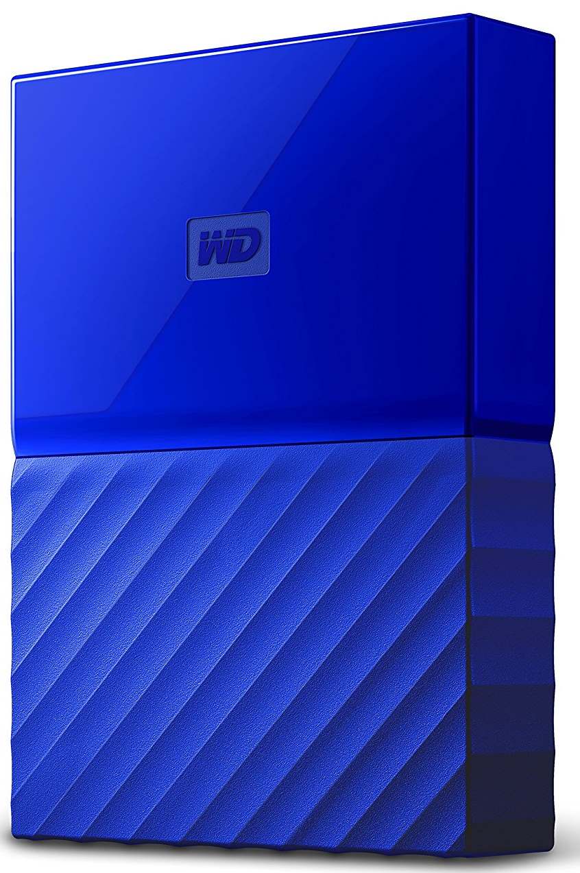 фото Портативный внешний жесткий диск WD HDD 4 TB My Passport, 2.5", USB 3.0, синий