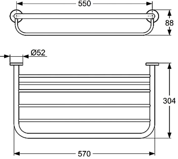 фото Держатель для полотенец Ideal Standard Полотенцедержатель, Латунь