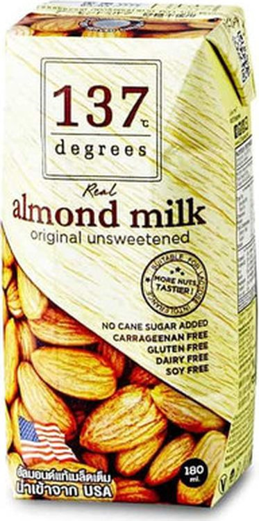 фото Миндальное молоко 137 Degrees, без сахара, 36 шт х 180 мл