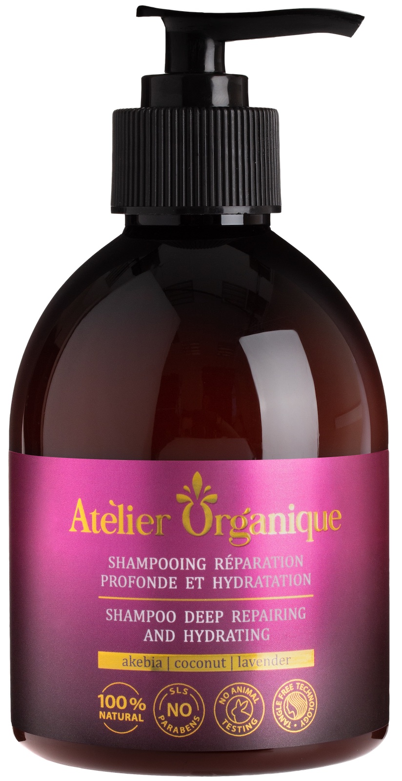 Шампунь для волос Atelier Organique Натуральный мягкий бессульфатный шампунь