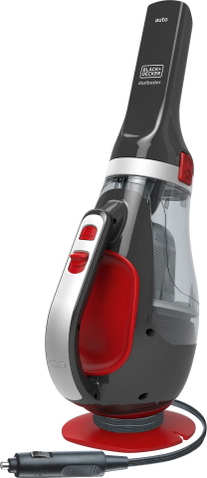 фото Пылесос автомобильный Black & Decker Dustbuster Auto, красный Black+decker