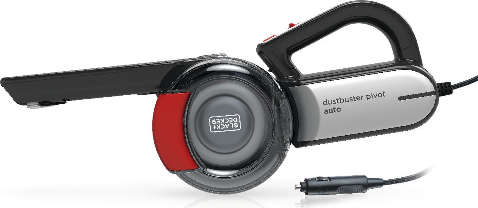 фото Пылесос автомобильный Black & Decker Dustbuster Pivot, красный Black+decker