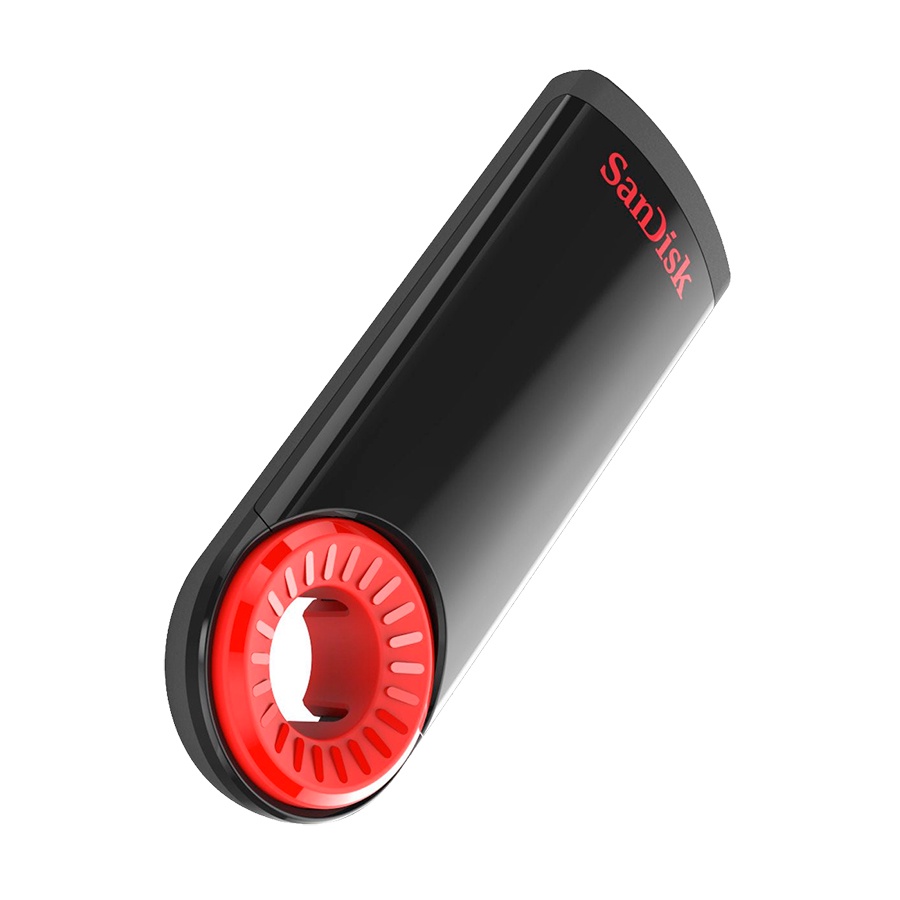 фото USB Флеш-накопитель SanDisk USB 64GB Cruzer Dial, черный, красный