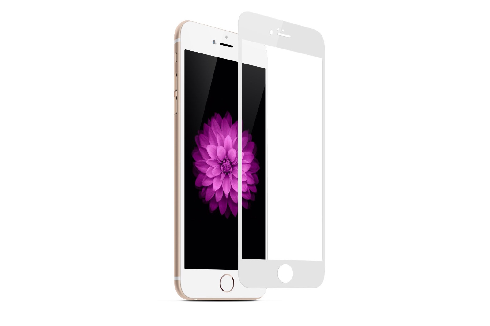 фото Защитное стекло Gurdini Full 6D 903106 для Apple iPhone 6/6S, белый