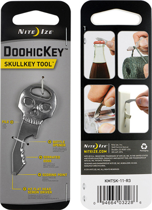 фото Карманный инструмент NiteIze SkullKey, KMTSK-11-R3, стальной