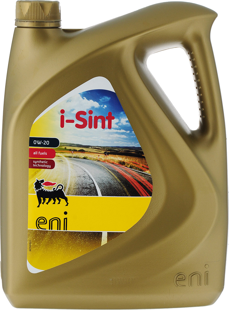 фото Моторное масло Eni i-Sint, синтетическое, 0W20, API SN, ILSAC GF-5, 4 л