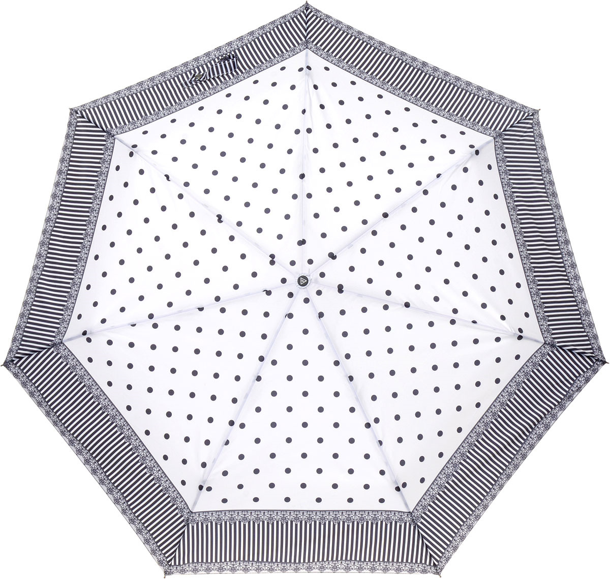 Зонт женский Fabretti, автомат, 3 сложения, цвет: серый. P-18107-3