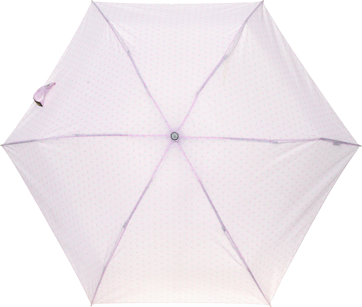 Зонт складной женский Kawaii Factory Клубника, цвет: розовый. KW041-000055
