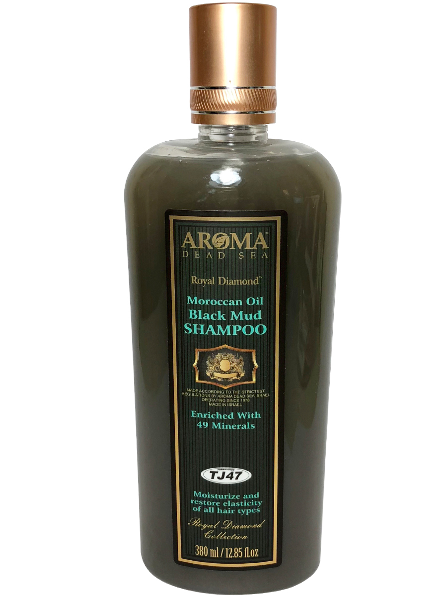 Шампунь для волос Aroma Dead Sea Лечебно-грязевой шампунь с аргановым маслом,380мл
