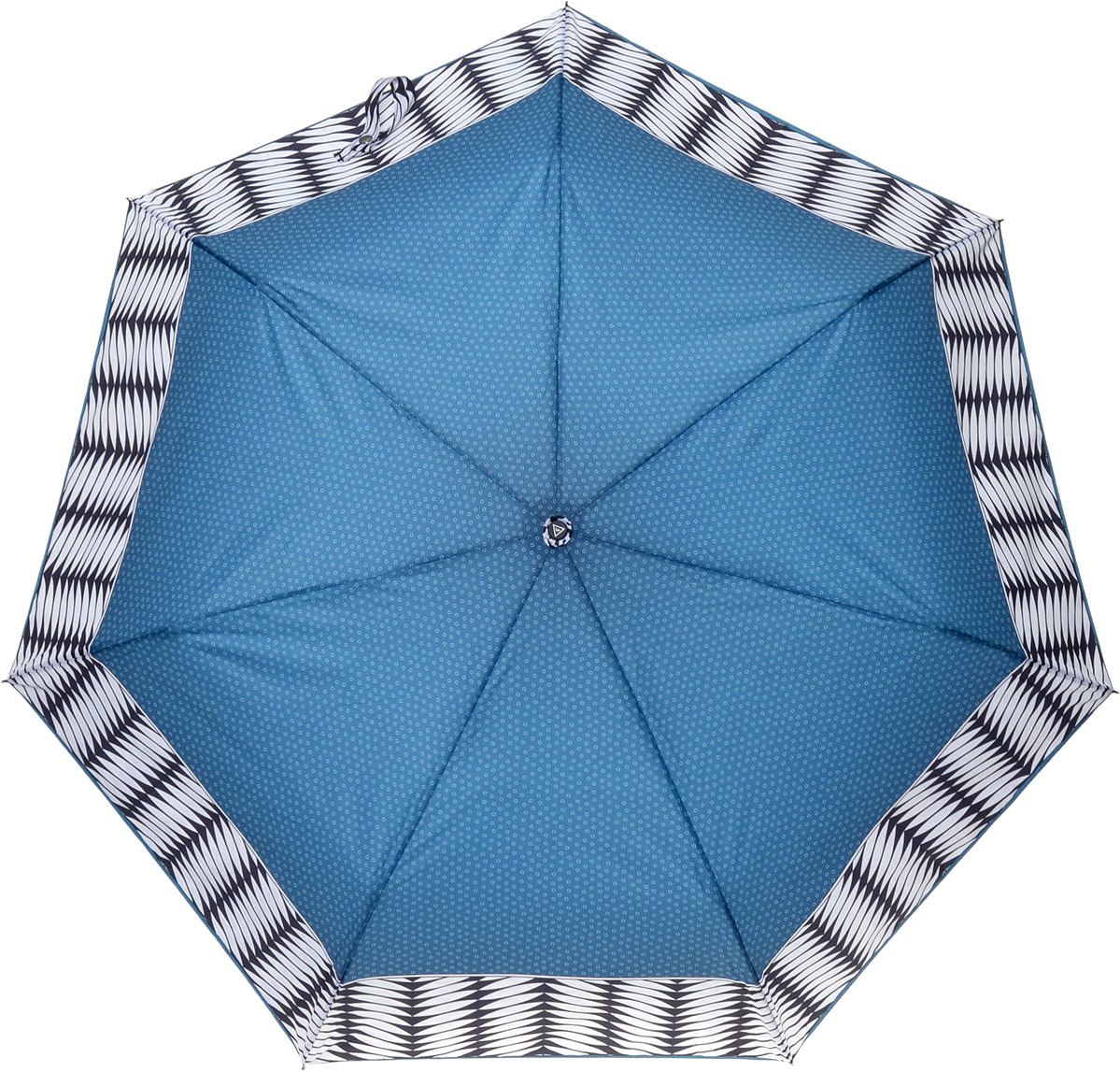 Зонт женский Fabretti, автомат, 3 сложения, цвет: голубой. P-18107-5