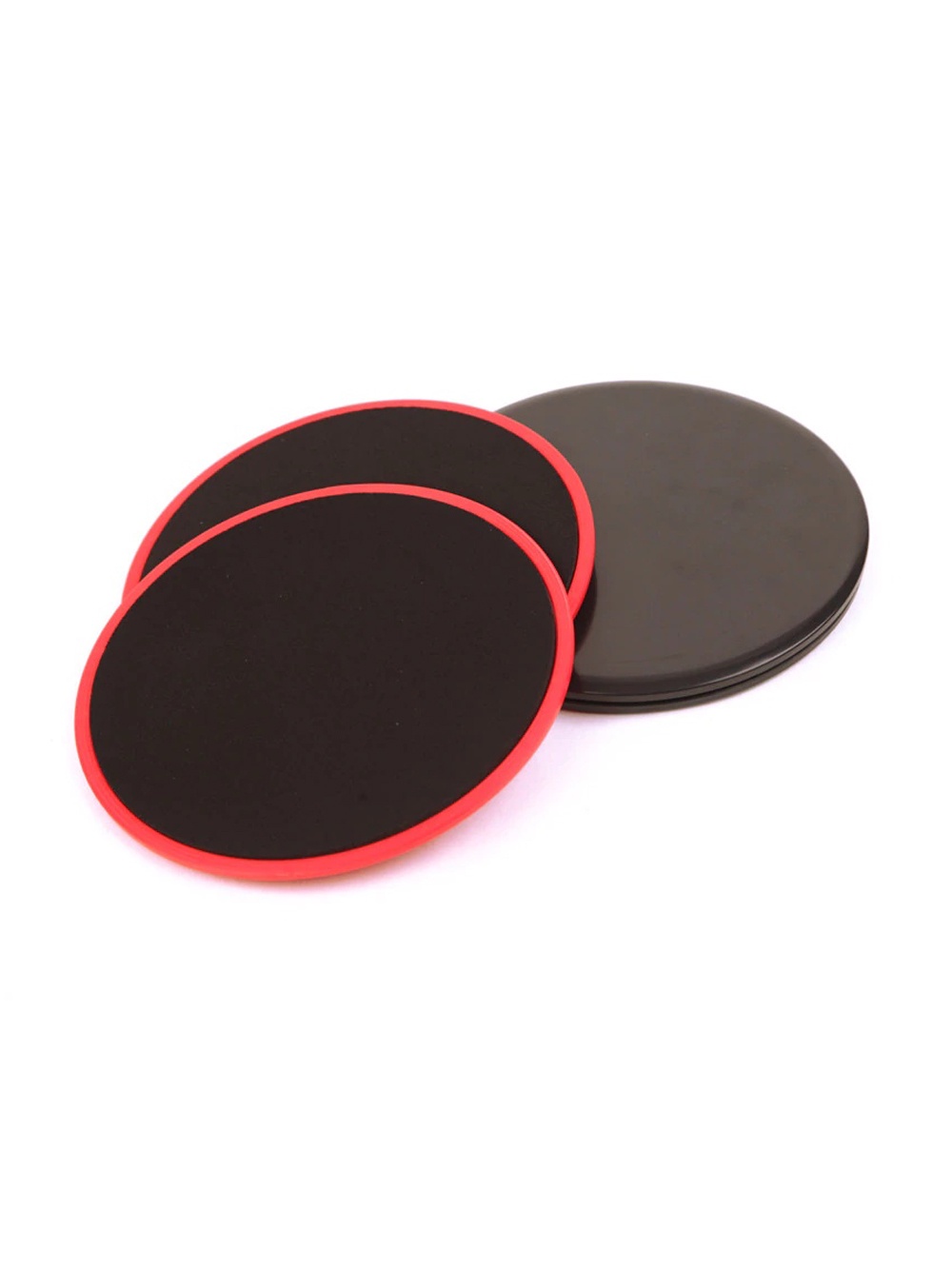 Универсальный тренажер Atlanterra Скользящий диск, AT-WFS-01 для фитнеса, глайдинг диск для скольжения для фитнеса на тарелках, красный