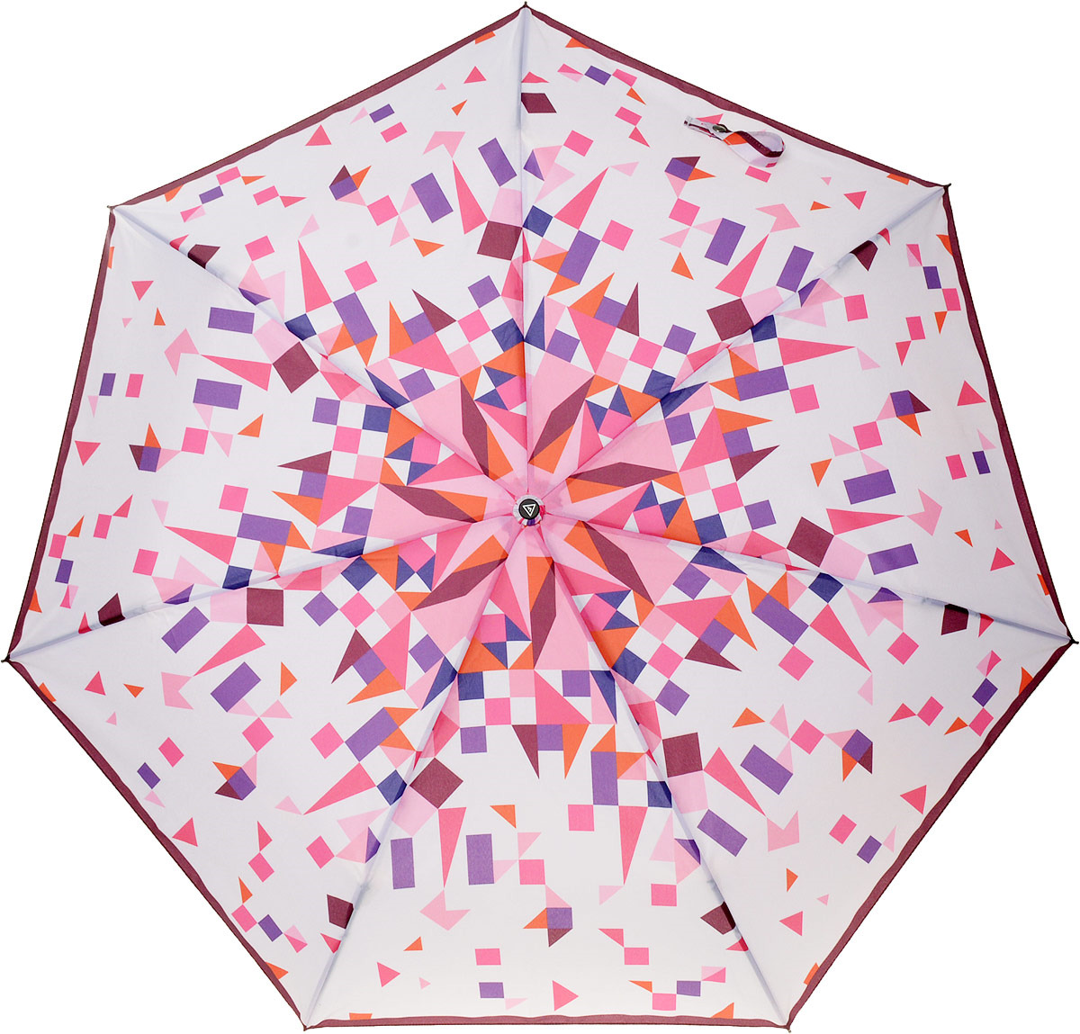 Зонт женский Fabretti, автомат, 3 сложения, цвет: белый. P-18105-9