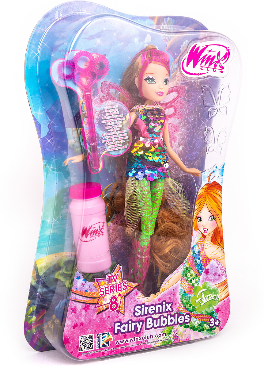 фото Кукла Winx Club Сиреникс мыльные пузыри Флора, IW01731802