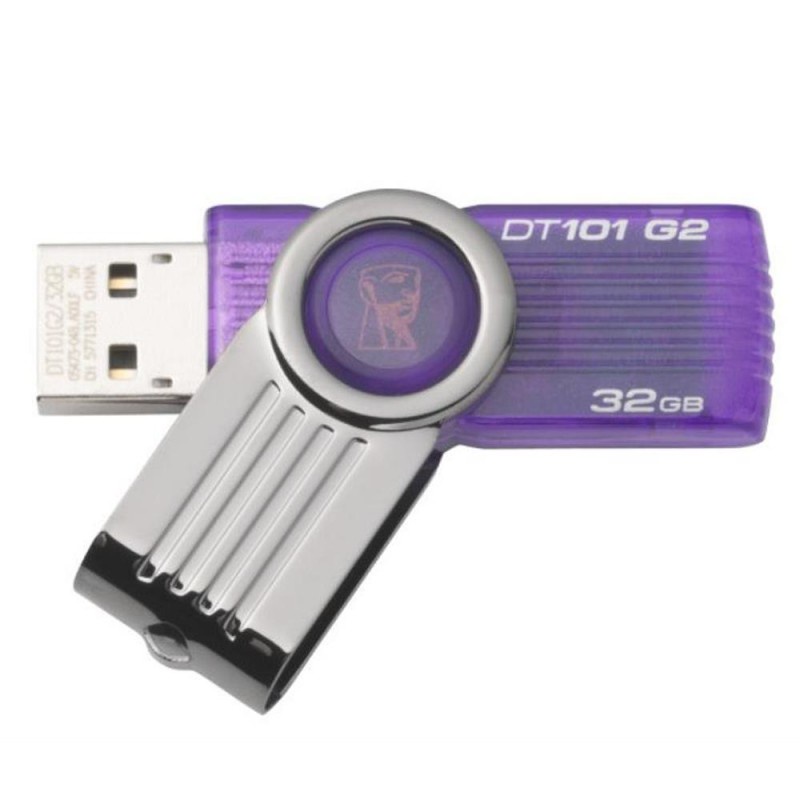 фото USB Флеш-накопитель Kingston USB 32GB DT101-G2, фиолетовый