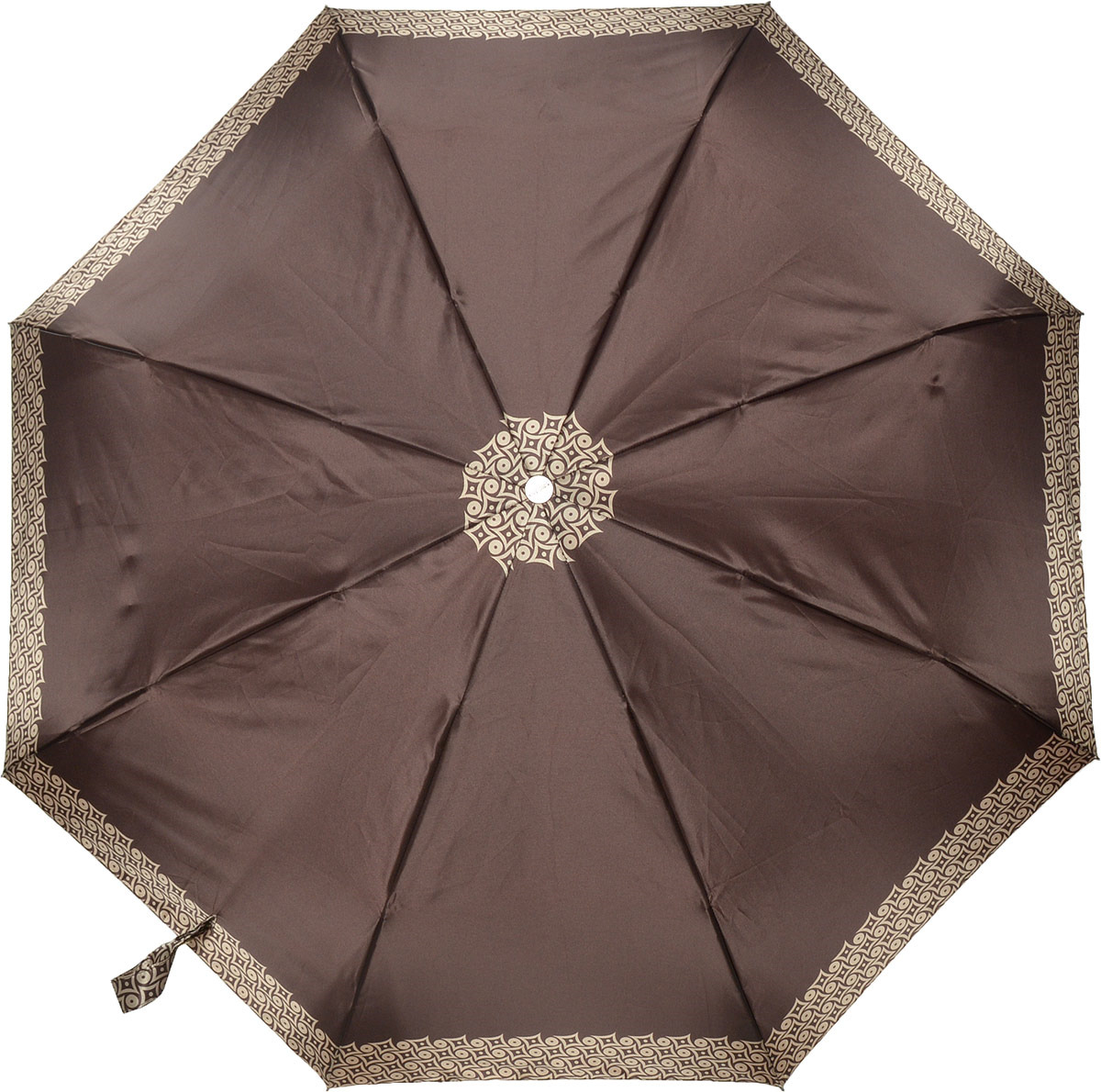Зонт женский Doppler, автомат, 3 сложения, цвет: коричневый. 74660FGD5