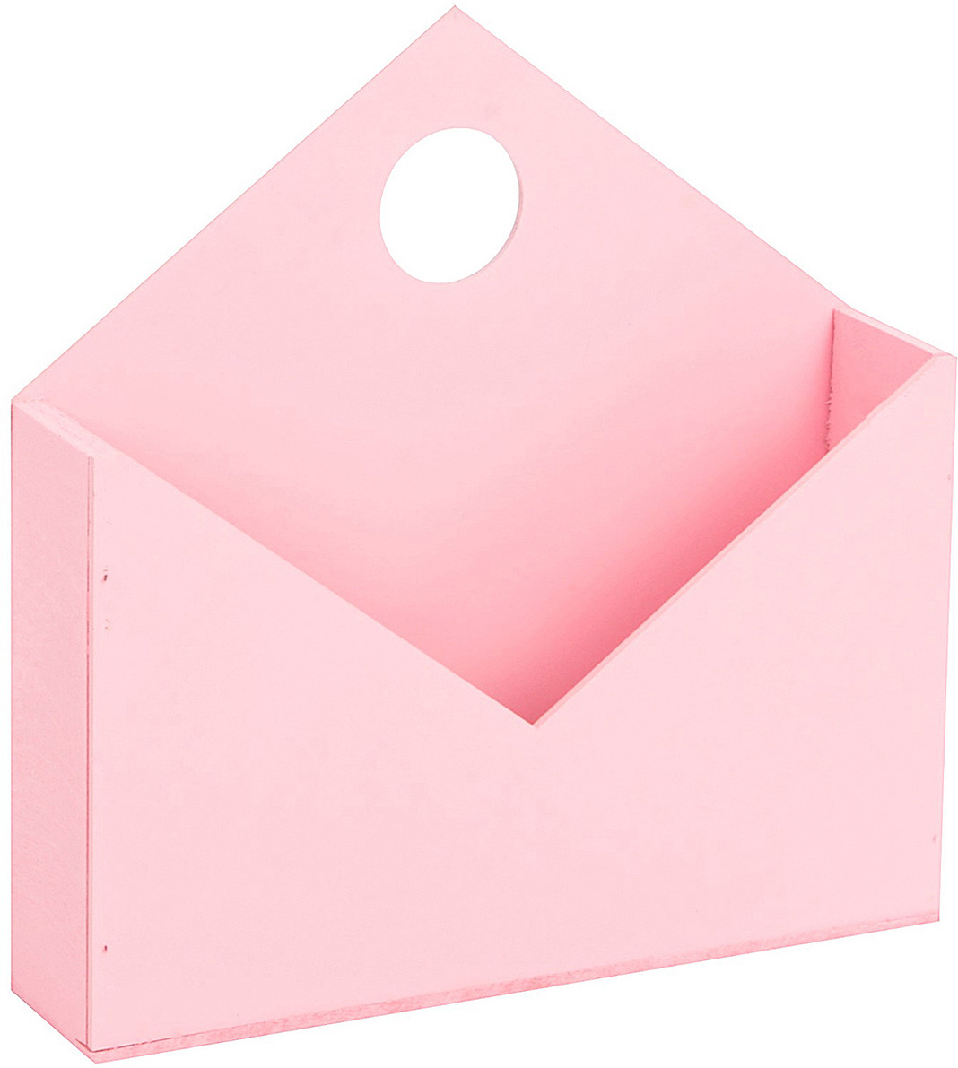 фото Ящик-конверт садовый Дарите Счастье №2, 3334636, пастельно-розовый, 24 х 24 х 5,5 см