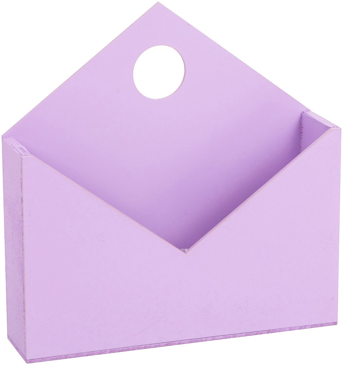 фото Ящик-конверт садовый Дарите Счастье №2, 3334638, фиолетовый, 6 х 24 х 24 см