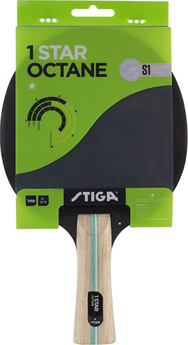 Ракетка для настольного тенниса Stiga Octane WRB 1-звезда, 1211-3216-01 ракетка для настольного тенниса stiga octane 1 1211 3216 01
