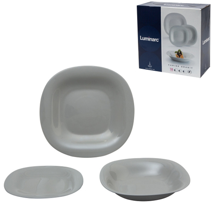 Набор столовой посуды Luminarc Карин, N7665, 18 предметов