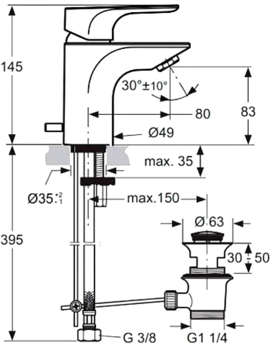 фото Смеситель Ideal Standard Смеситель для раковины