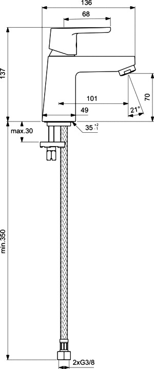 фото Смеситель Ideal Standard Смеситель для раковины