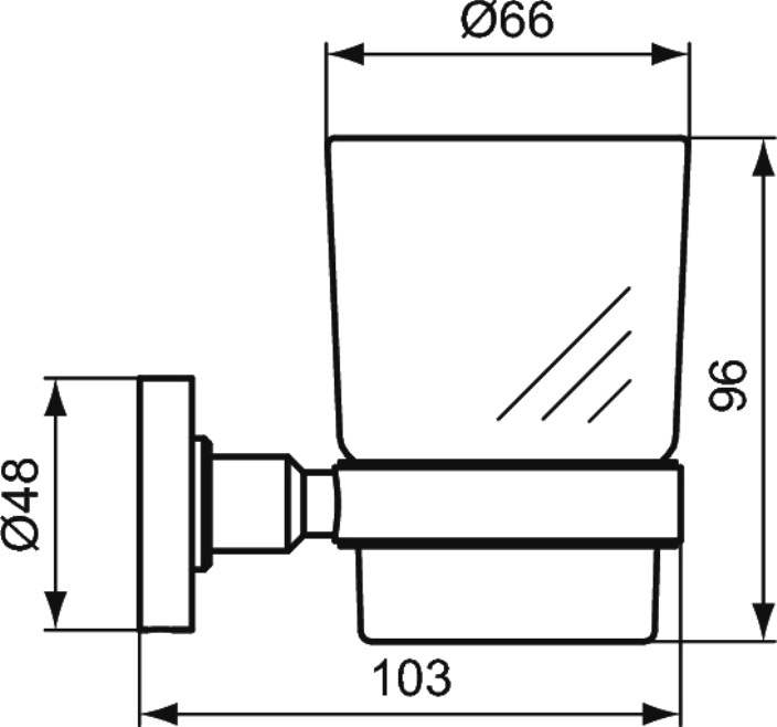 фото Стакан для ванной комнаты Ideal Standard Стакан, Стекло