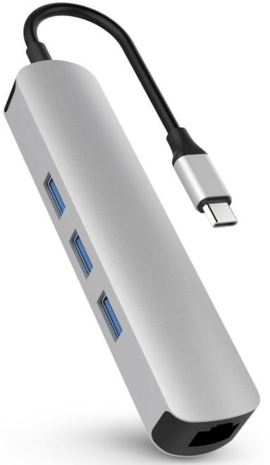 фото USB-концентратор HyperDrive Drive 6-in-1 USB-C, серебристый