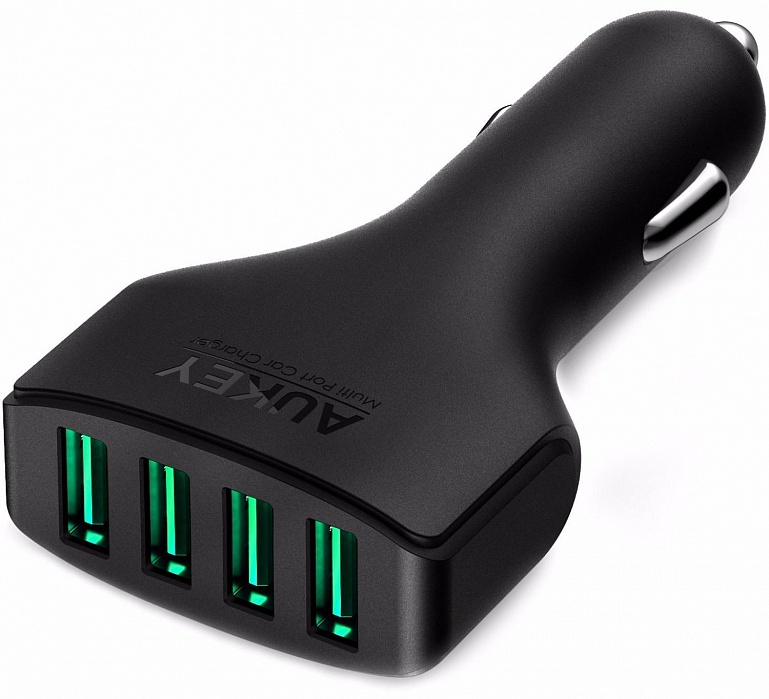 фото Автомобильное зарядное устройство AUKEY Car Charger CC-01, черный