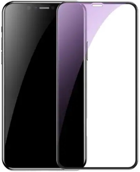 фото Защитное стекло Baseus Curved-Screen Anti Blue Light Glass (SGAPIPH65-TE01) для iPhone Xs Max , черный
