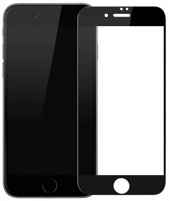 фото Защитное стекло Baseus Silk-Screen 3D Arc (SGAPIPH8P-KA01) для iPhone 7/8 Plus, черный