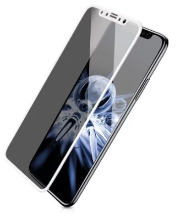 фото Защитное стекло Baseus Soft edge Anti-peeping  для iPhone X , белый