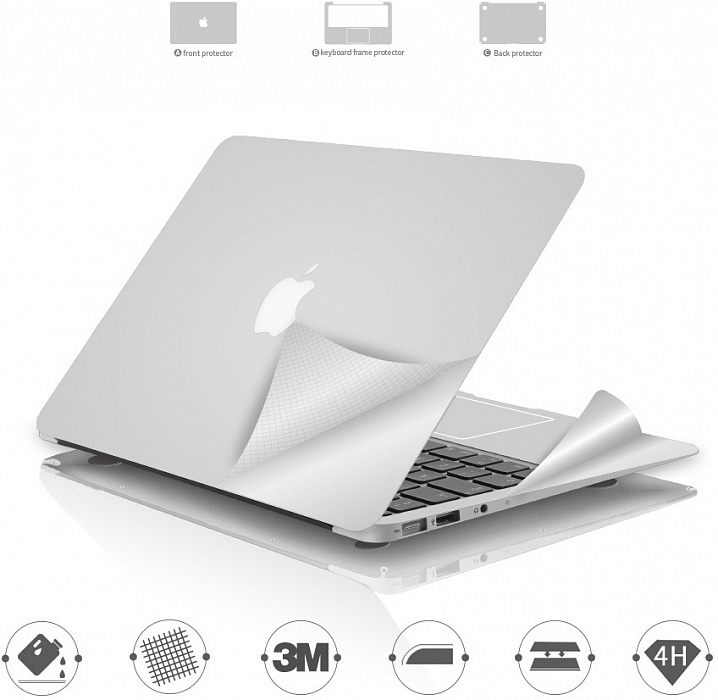 фото Защитная пленка Wiwu MacBook Air 13, серебристый