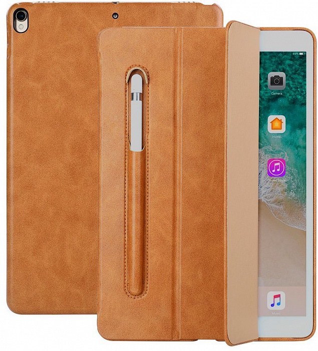 фото Чехол для планшета Jison PU Leather JS-PRO-31M для iPad Pro 10.5, коричневый