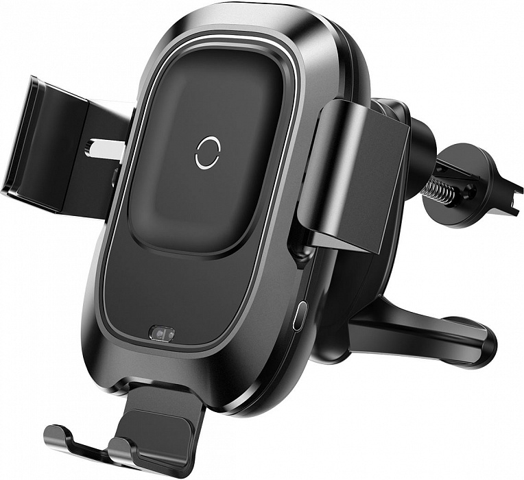 фото Держатель для телефона Baseus Smart Vehicle Bracket Wireless Charger (WXZN-01), черный