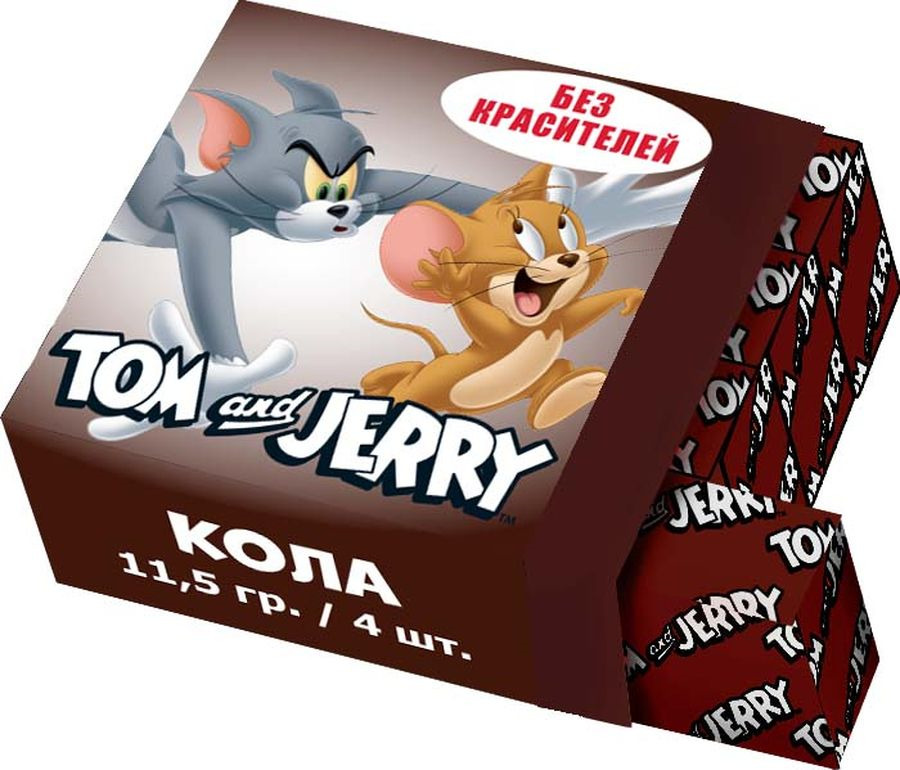 фото Жевательные конфеты Tom and Jerry Кола, 40 шт по 11,5 г