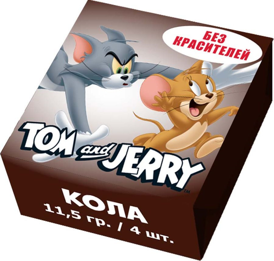 фото Жевательные конфеты Tom and Jerry Кола, 40 шт по 11,5 г