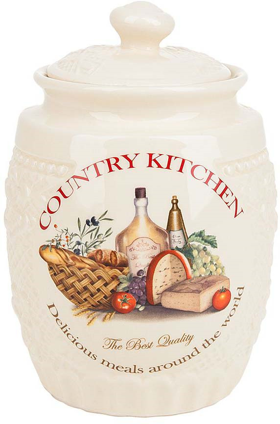 фото Банка для сыпучих продуктов Polystar "Country Kitchen", 1 л Polystar collection